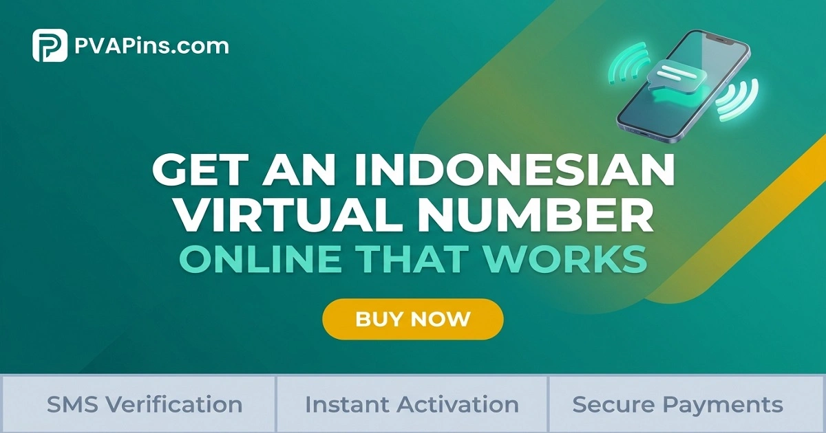 Virtual Number Indonesia: Buy Virtual SMS Number Online
